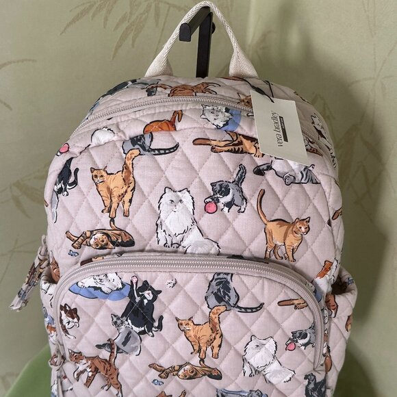 VERA BRADLEY A CAT'S LIFE SMALL BACKPACK:NWT CATS - Picture 3 of 16
